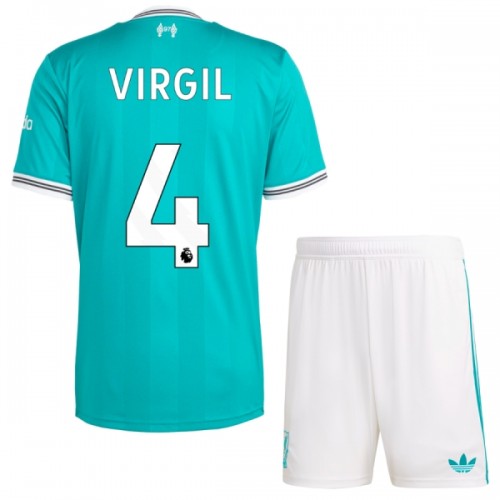 Officiële Voetbalshirt + Korte Broek Liverpool Virgil 4 Derde 2025-26 - Kids Officiële Voetbalshirt + Korte Broek Liverpool Virgil 4 Derde 2025-26 - Kids